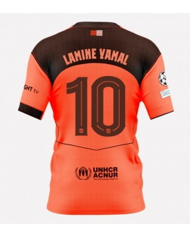 Barcelona Lamine Yamal #10 Maglia Gara Terza Repliche 2025-26 Maniche Corte